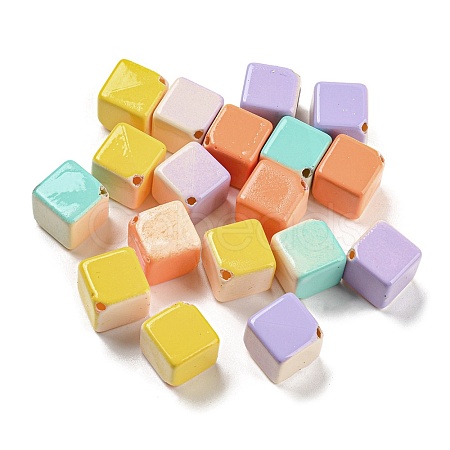 Baking Painted ABS Plastic Beads KY-C017-06-1