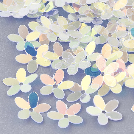 Plastic Paillette Beads X-PVC-R012-01190-1