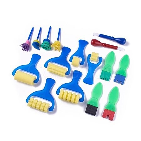 Painting Tools Sets For Children AJEW-L072-07-1
