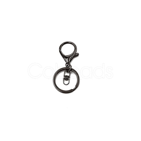Alloy Keychain Clasps FIND-WH0100-77-1