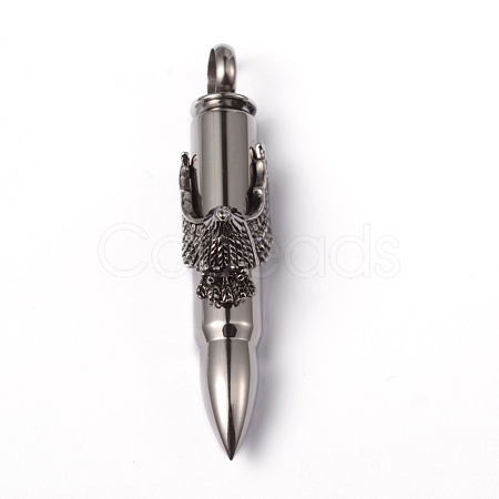 316 Surgical Stainless Steel Big Pointed Pendants STAS-L184-112-1