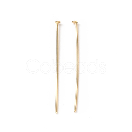 Brass Flat Head Pins KK-WH0058-03C-G01-1