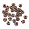 Tibetan Style Spacer Beads, Cadmium Free & Nickel Free & Lead Free, Flower, Red Copper, 5.8mm, Hole: 1.5mm