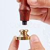 DIY Wood Wax Seal Stamp AJEW-WH0130-538-4