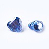 Cubic Zirconia Pointed Back Cabochons ZIRC-WH0001-C01-2