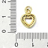 Brass Micro Pave Colorful Cubic Zirconia Pendants KK-H475-14G-04-3