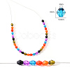 Transparent Acrylic Beads TACR-YW0001-6MM-04-3