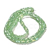 AB Color Plate Glass Beads Strands EGLA-P051-06B-C07-2
