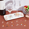 Alloy Enamel Wine Glass Charms AJEW-AB00152-4