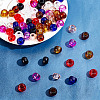   80pcs 8 colors Glass European Beads GLAA-PH0003-04-4
