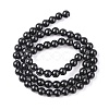 Synthetic Black Stone Beads Strands GSR6mmC044-3