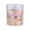 Craftdady 300Pcs 6 Style Transparent Acrylic Bead Caps TACR-CD0001-03-19