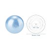 10mm About 100Pcs Glass Pearl Beads Light Blue Tiny Satin Luster Loose Round Beads in One Box for Jewelry Making HY-PH0001-10mm-006-3