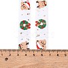 5 Yards Christmas Polyester Printed Grosgrain Ribbon OCOR-A008-01D-4