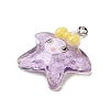 Marine Animal Series Resin Pendants RESI-Q012-01B-05-2