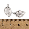 Brass Micro Pave Clear Cubic Zirconia Pendants KK-L212-04P-3