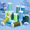 12 Rolls 12 Colors Nylon Cord OCOR-WH0066-69B-7