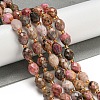 Natural Rhodonite Beads Strands G-N342-36-2