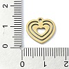 304 Stainless Steel Charms STAS-C097-28G-3