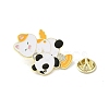 Panda Golden Alloy Brooches JEWB-S014-01A-3