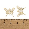 Brass Micro Pave Clear Cubic Zirconia Pendants KK-L212-03G-3