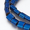 Electroplated Non-magnetic Synthetic Hematite Beads Strands G-P392-U01-2