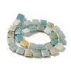 Natural Flower Amazonite Beads Strands G-L596-A14-01-3