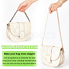 WADORN 3Pcs 3 Colors Imitation Leather & ABS Plastic Imitation Pearl Double Strand Bag Handles FIND-WR0008-09-3