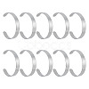 GOMAKERER 10Pcs 304 Stainless Steel Open Cuff Bangles BJEW-GO0001-02A-1