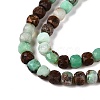 Natrual Green Opal Beads Strands G-N342-121-3