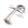 Non-Tarnish 304 Stainless Steel Slide Charms/Slider Beads STAS-L274-008P-2