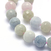 Natural Morganite Beads Strands G-K224-11-10mm-3