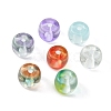 140Pcs 7 Colors Transparent Glass Beads GLAA-FS0001-45-3