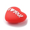 Valentine's Day Food Grade Silicone Focal Beads SIL-Z016-03A-2