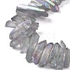 Natural Quartz Crystal Points Beads Strands G-K181-B21-3