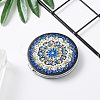 DIY Round Mini Pocket Makeup Mirror Diamond Painting Kits DIAM-PW0001-116E-1