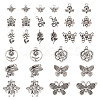 30Pcs 15 Style Tibetan Style Alloy Pendants FIND-TA0002-88-9