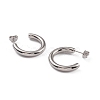 304 Stainless Steel Stud Earrings for Women EJEW-G346-07D-P-2