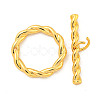 Brass Toggle Clasps KK-A223-16G-2