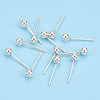 925 Sterling Silver Round Ball Stud Earrings STER-T005-01D-3