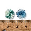 Flower Resin Cabochons with Glitter Powder CRES-Q006-05A-5