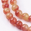 Two Tone Natural Jade Bead Strands X-G-R165-8mm-02-3