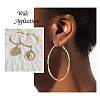 Titanium Steel Hoop Earrings STAS-TA0001-23C-12