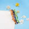 7Pcs 7 Colors Unisex Chip Natural & Synthetic Gemstone Beaded Stretch Bracelets BJEW-SZ0001-017-6