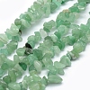 Natural Green Aventurine Beads Strands X-G-P332-09A-1