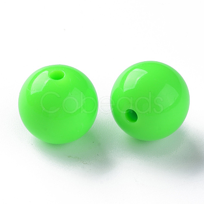 Opaque Acrylic Beads MACR-S370-C16mm-23-1