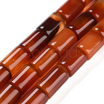 Natural Red Agate Beads Strands G-NH0019-A03-04-1