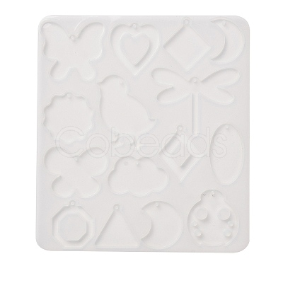 Animal Earrings Pendants DIY Silhouette Silicone Mold DIY-Q033-02C-1