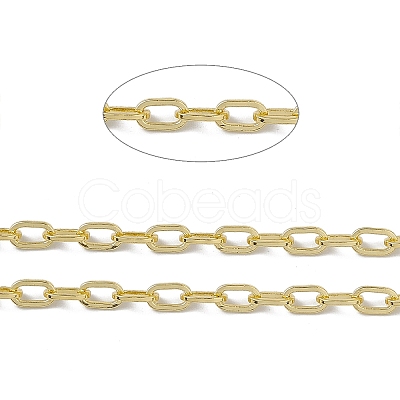 Brass Paperclip Chains CHC-P010-11G-1