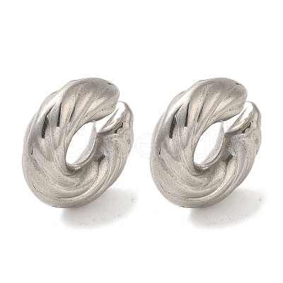 Non-Tarnish 304 Stainless Steel Ear Cuff Findings STAS-O006-07E-P-1